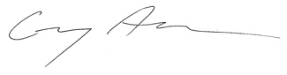 Craig Aaron's signature