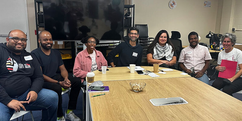 Panelists at the workshop “Independent Media and the Solidarity Economy” at PhillyCAM’s People Powered Media Fest