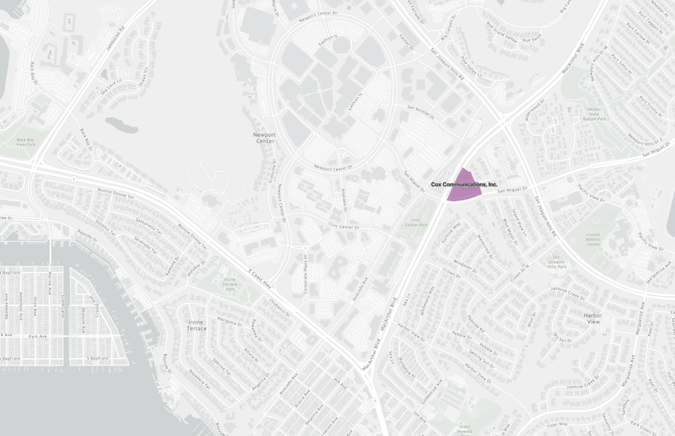 Corona Del Mar map Thumbnail