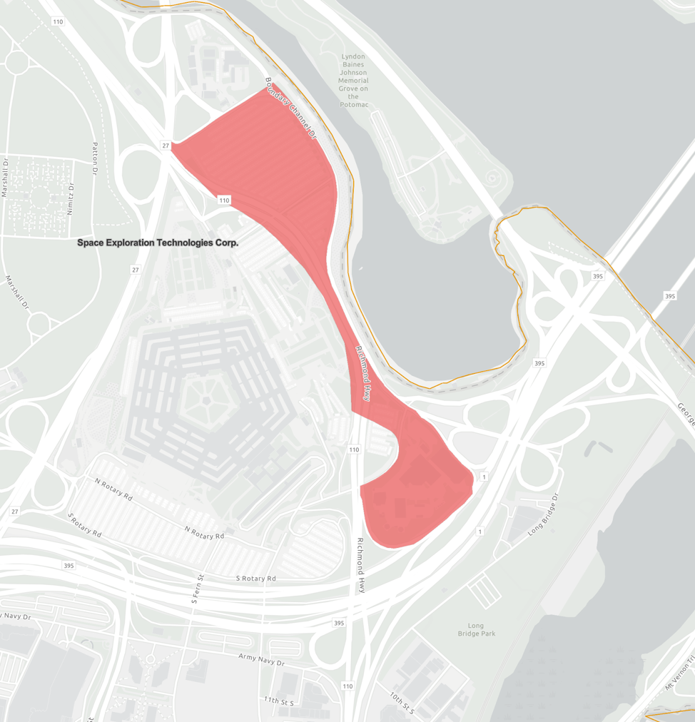 Area near Pentagon Thumbnail