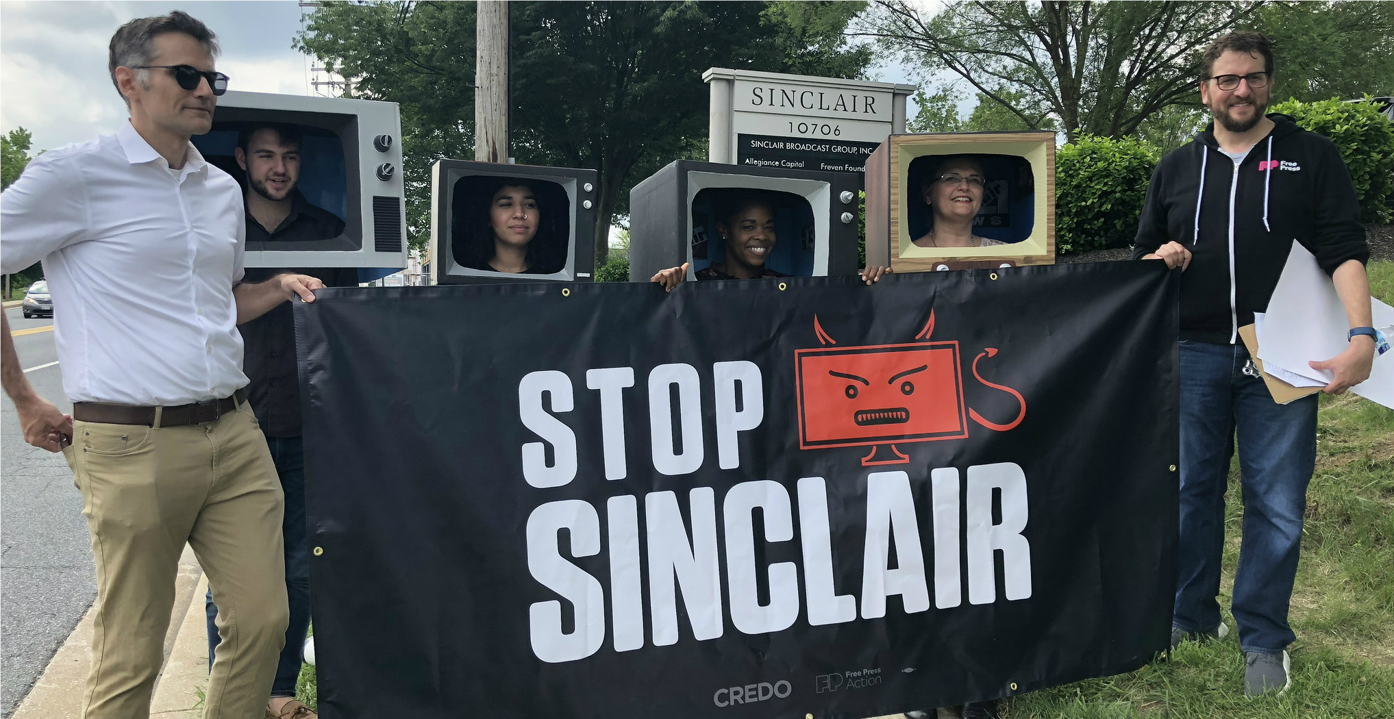 Sinclair -- banner with TVs Thumbnail