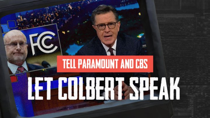 Tell Paramount/CBS: Let Colbert Speak