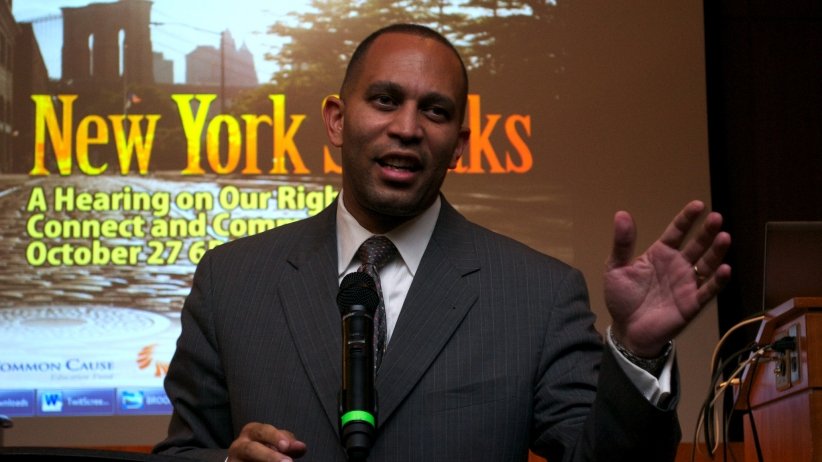 Rep. Hakeem Jeffries speaks