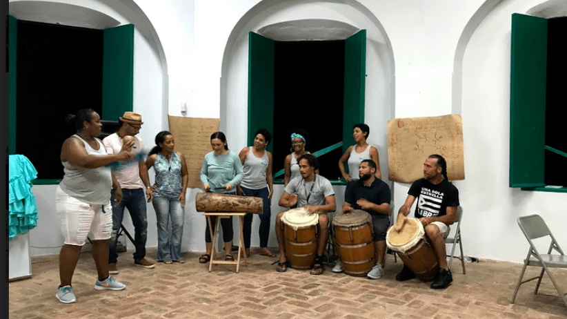 Bomba musicians in Puerto Rico
