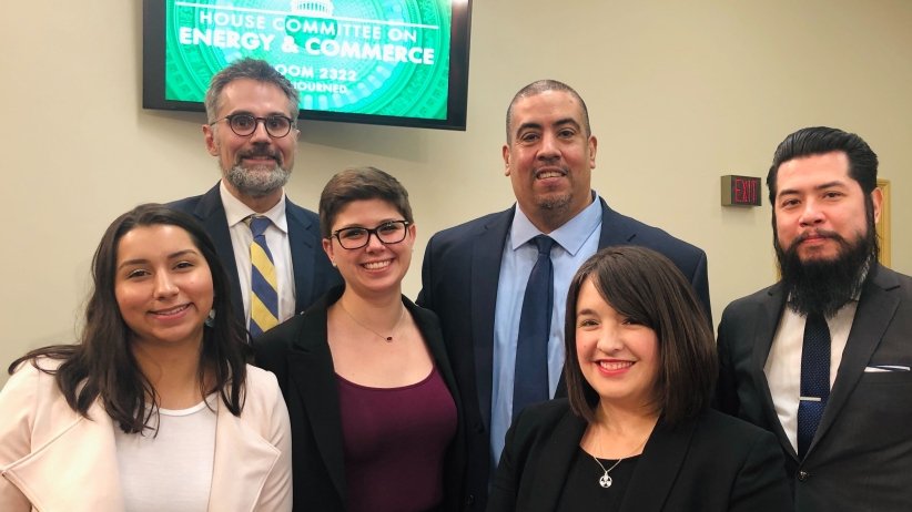Free Press Action staffers after today's hearing
