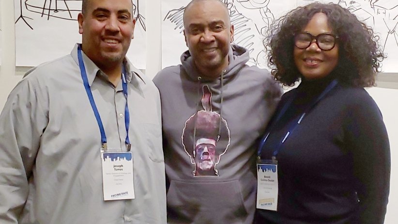 Three "Owning Our Stories" panelists