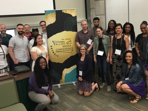 Group of people in Team Internet gathering at AMC 2018