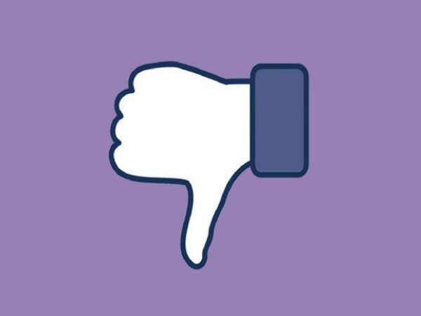 Facebook thumbs-down emoji