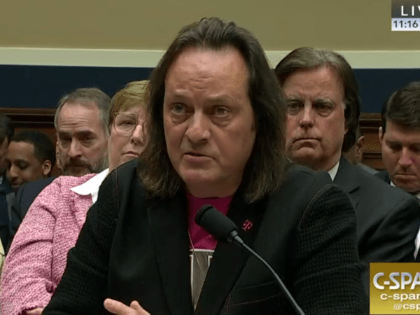 T-Mobile CEO John Legere at a House hearing