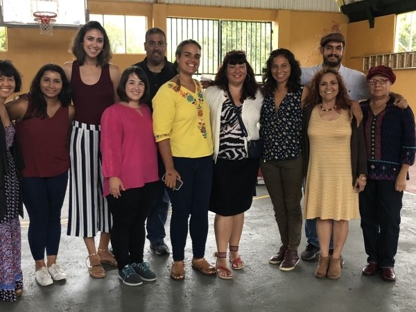 Free Press staffers standing with allies