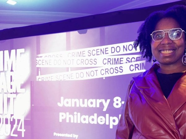 Free Press' Cassie Owens at the Crime Coverage Summit in Philadelphia