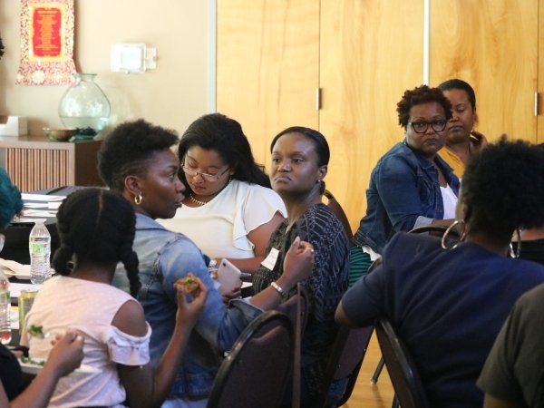 Participants in News Voices: North Carolina's "Building Black Community" event