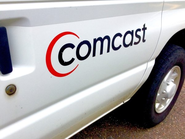 Comcast van