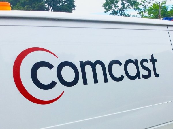 Comcast van