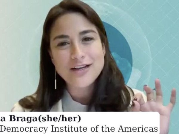 Roberta Braga of the Digital Democracy Institute of the Americas