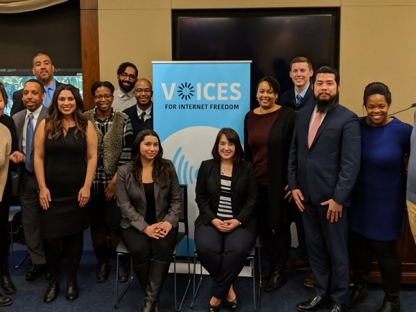 Members of the Voices for Internet Freedom coalition