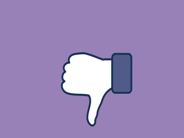 Facebook thumbs down