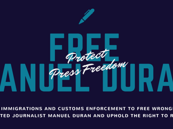 Free Manuel Duran / Protect Press Freedom