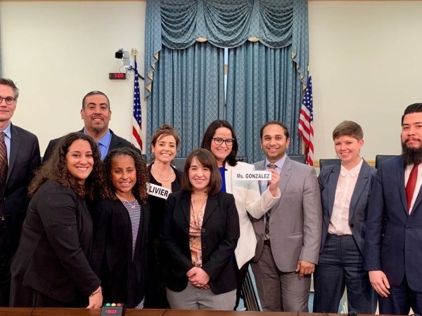 Free Press Action staffers and friends at Net Neutrality hearing