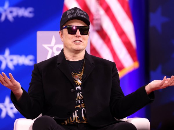 Elon Musk at 2025 CPAC conference