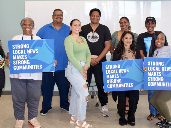 People at community-listening event in Milwaukee