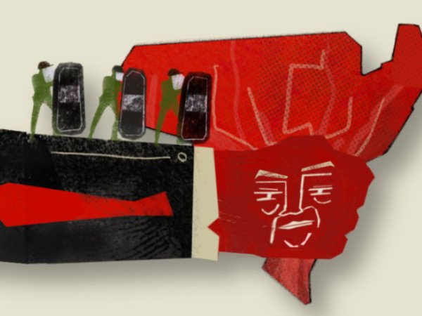 The cover of Free Press' report "CHOKEHOLD: Donald Trump’s War on Free Speech & the Need for Systemic Resistance"