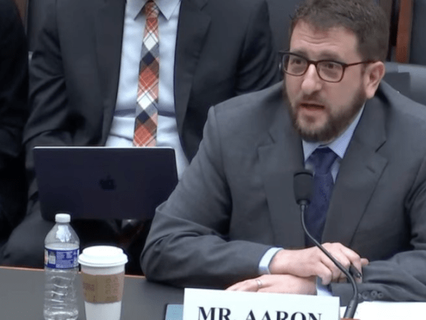 Free Press Action Co-CEO Craig Aaron testifying before lawmakers about the threats that Trump, Musk and FCC Chairman Carr pose to free speech
