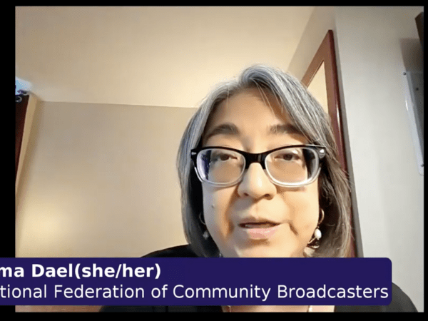 Rima Dael of the National Federation of Community Broadcasters