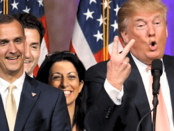 Corey Lewandowski and Donald Trump