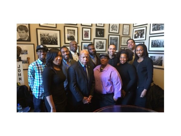 Delegation with Rep. John Lewis