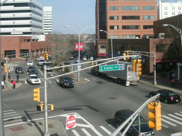 Intersection in New Brunswick, New Jersey