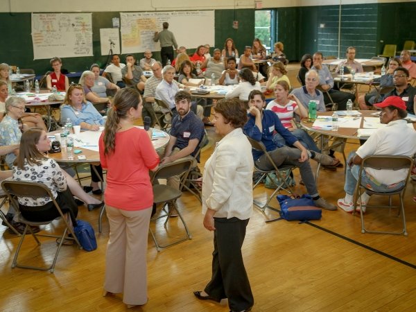 People at News Voices: New Jersey event