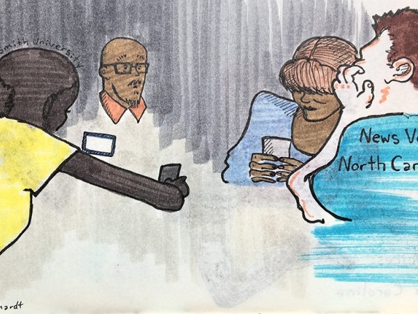 News Voices North Carolina illustration