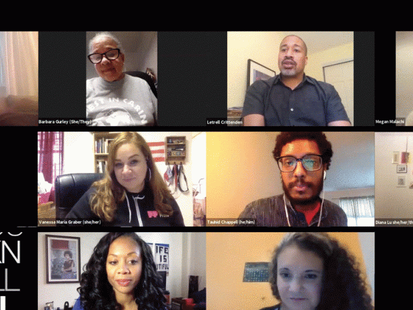 People who participated in our virtual discussion of crime coverage in Philly.