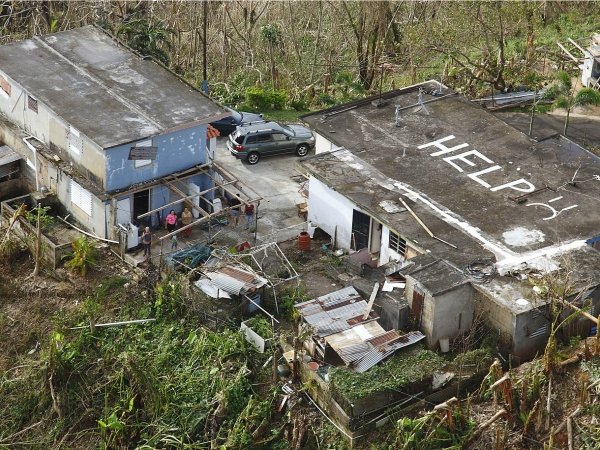 Devastation in Puerto Rico following Hurricane Maria