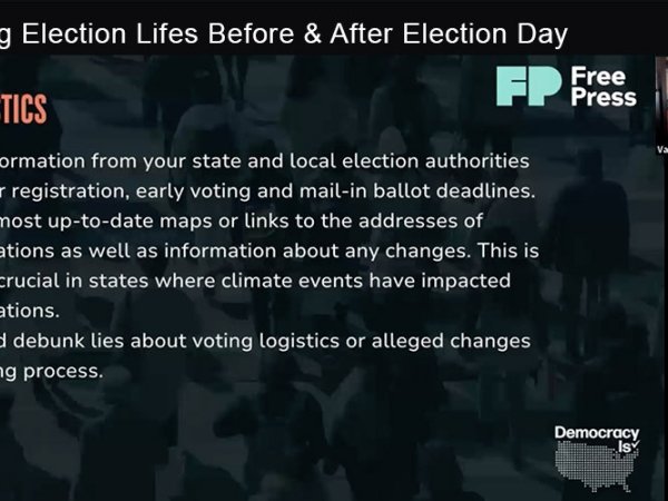 Free Press’ Vanessa Maria Graber discusses the need for news outlets to explain voting logistics to readers.