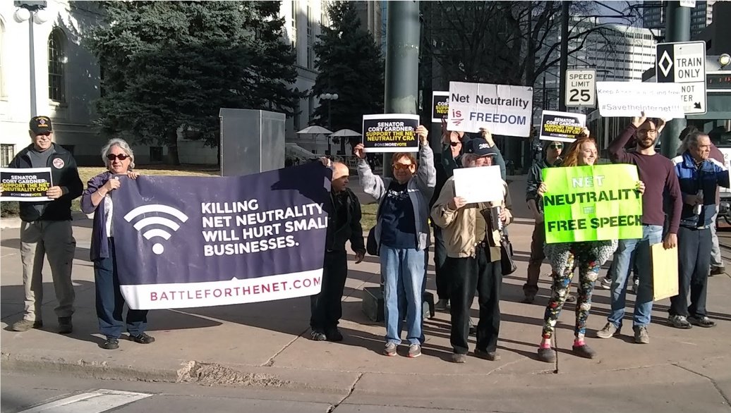 Denver Net Neutrality activists
