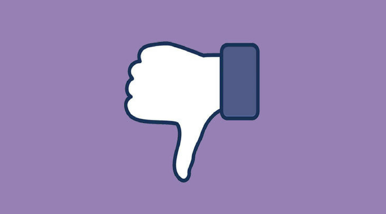 Facebook thumbs-down emoji