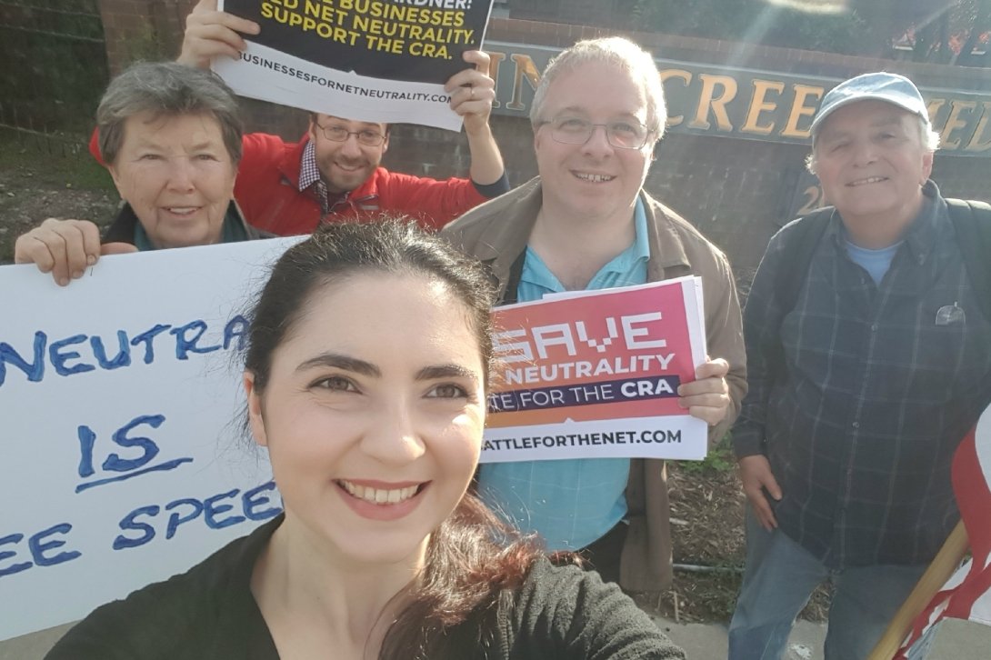 Net Neutrality activists in Colorado