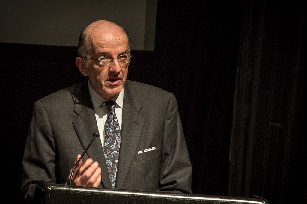 Photo of Michael Copps at lectern