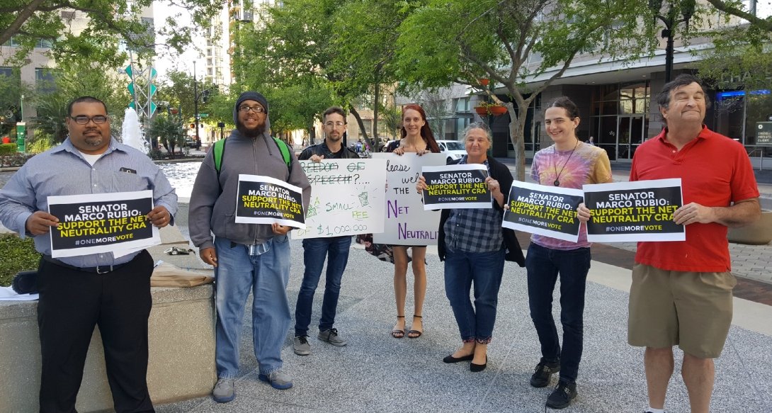 Orlando Net Neutrality activists