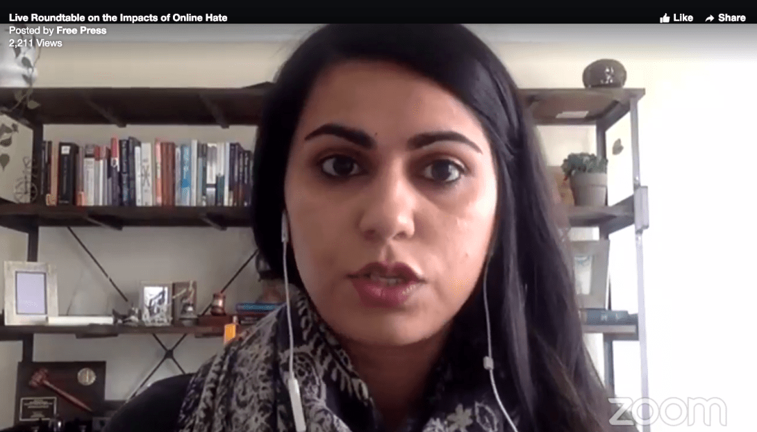 Panelist in Change the Terms webinar
