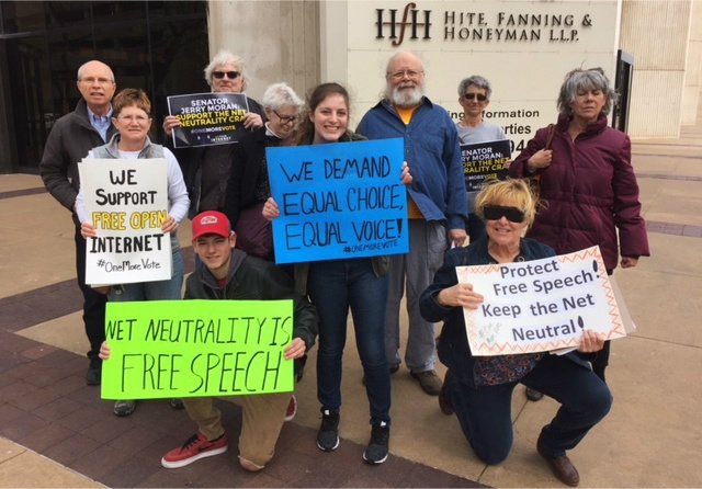 Wichita Net Neutrality activists