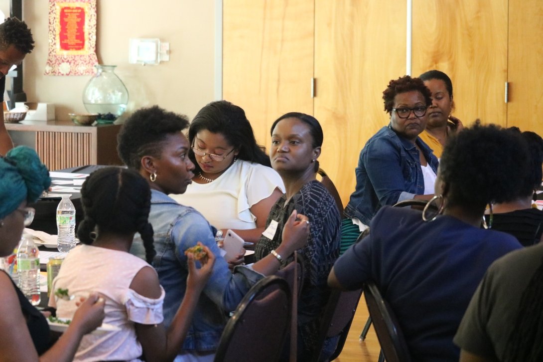 Participants in News Voices: North Carolina's "Building Black Community" event