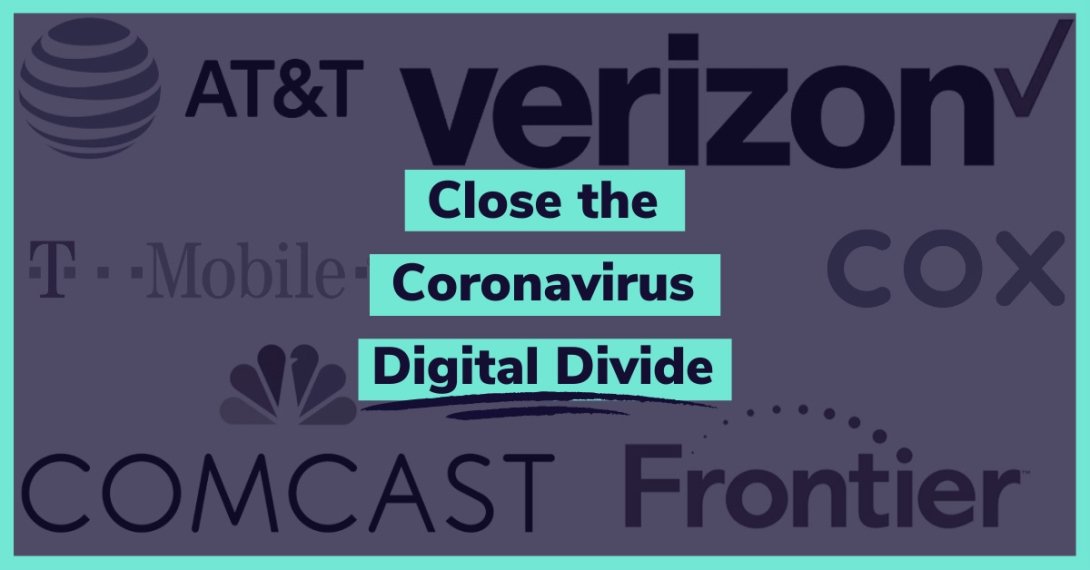Tell ISPs to close the COVID digital divide