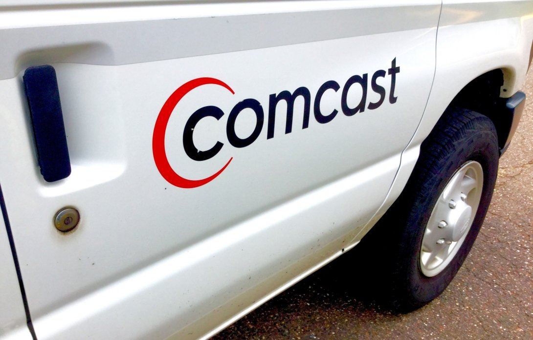 Comcast van
