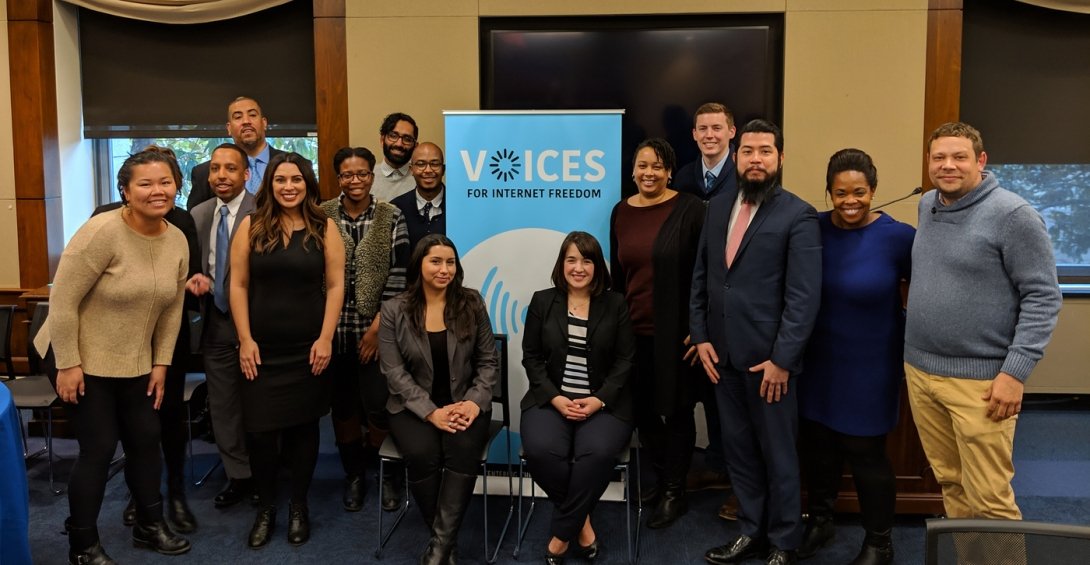 Members of the Voices for Internet Freedom coalition