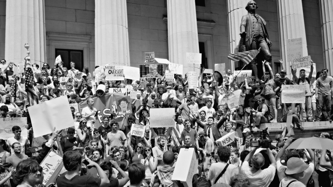 Protesters in NYC
