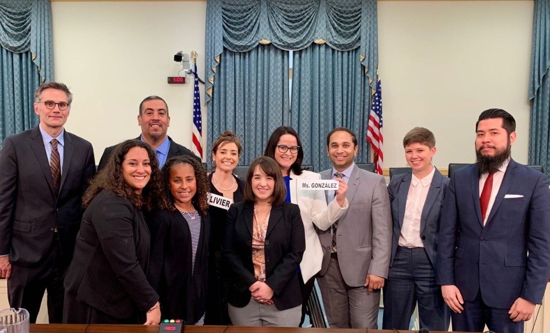 Free Press Action staffers and friends at Net Neutrality hearing