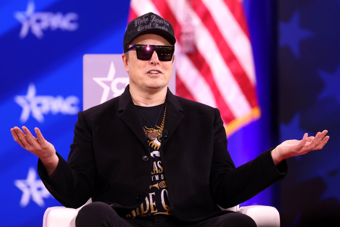 Elon Musk at 2025 CPAC conference